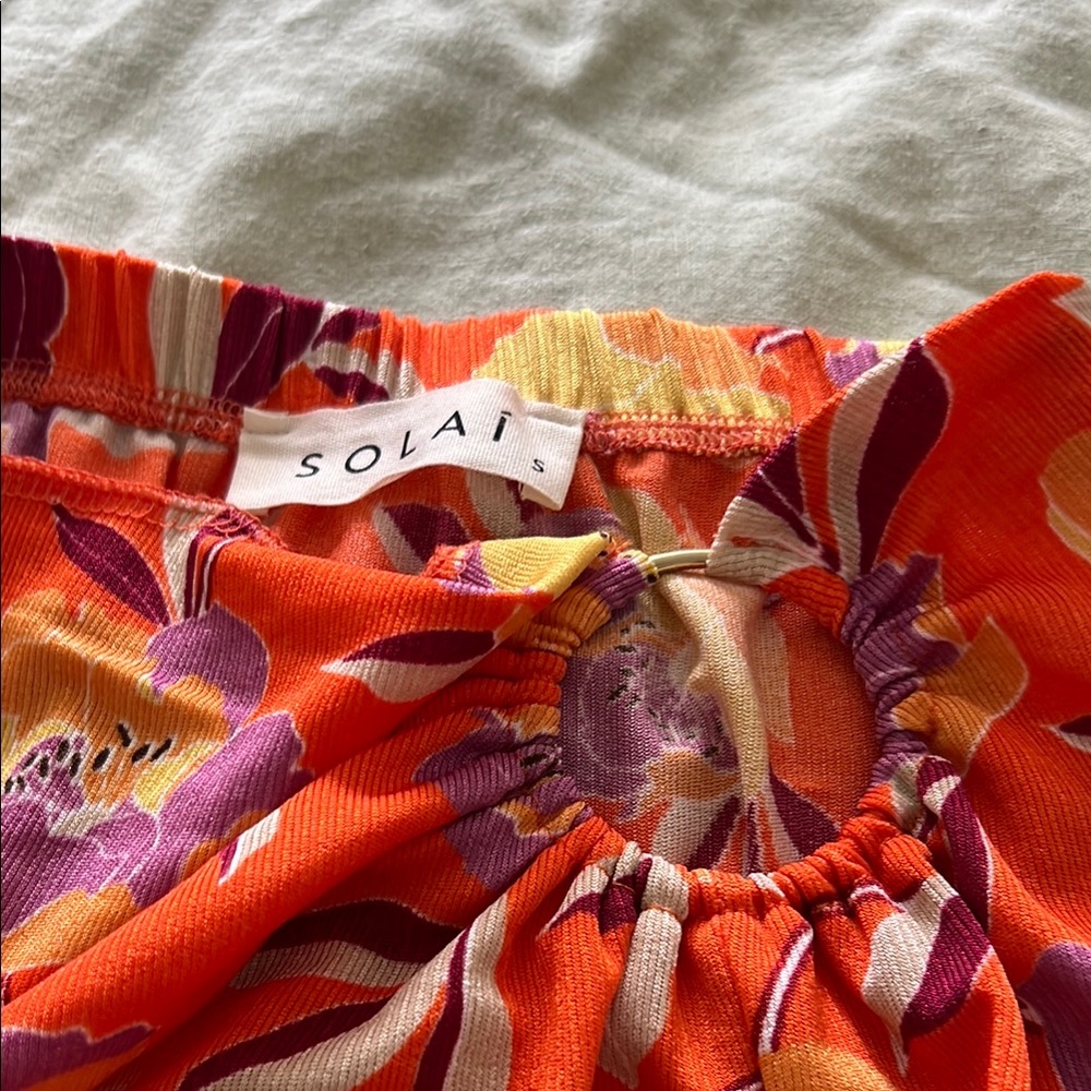 Solai Floral Midi Skirt - Picture 2 of 2